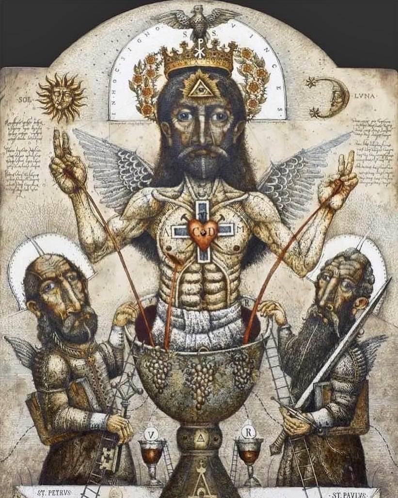 В Нью-Йорке презентовали коллекцию картин, созданных с помощью уникальной техники/Фото: Facebook/Автор: ANTIQVITAS NOVA ANTIQVITAS NOVA