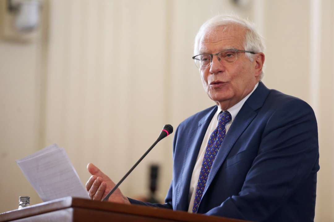 Ніхто не може жити безпечно у світі, де незаконне застосування сили нормалізується – Боррель/Фото: ATPImages/Getty Images Перед обличчям агресії ніхто не може бути нейтральним – Боррель