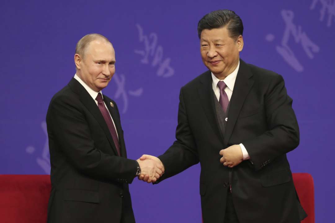 путин и Си Цзиньпин