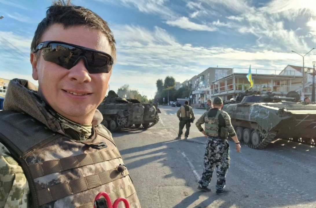 Дмитро Комаров відвідав деокуповану Харківську область та розповів про втечу росіян/Фото: Instagram