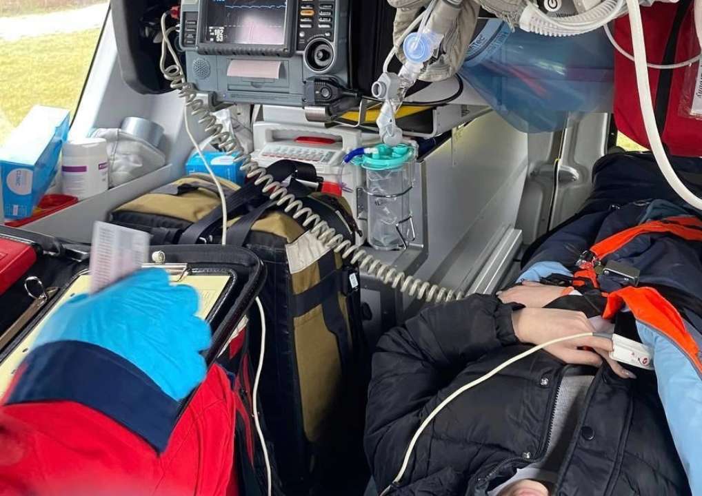 Упродовж навчання спеціалісти відпрацьовували практичні навички роботи на гелікоптері ЕС135