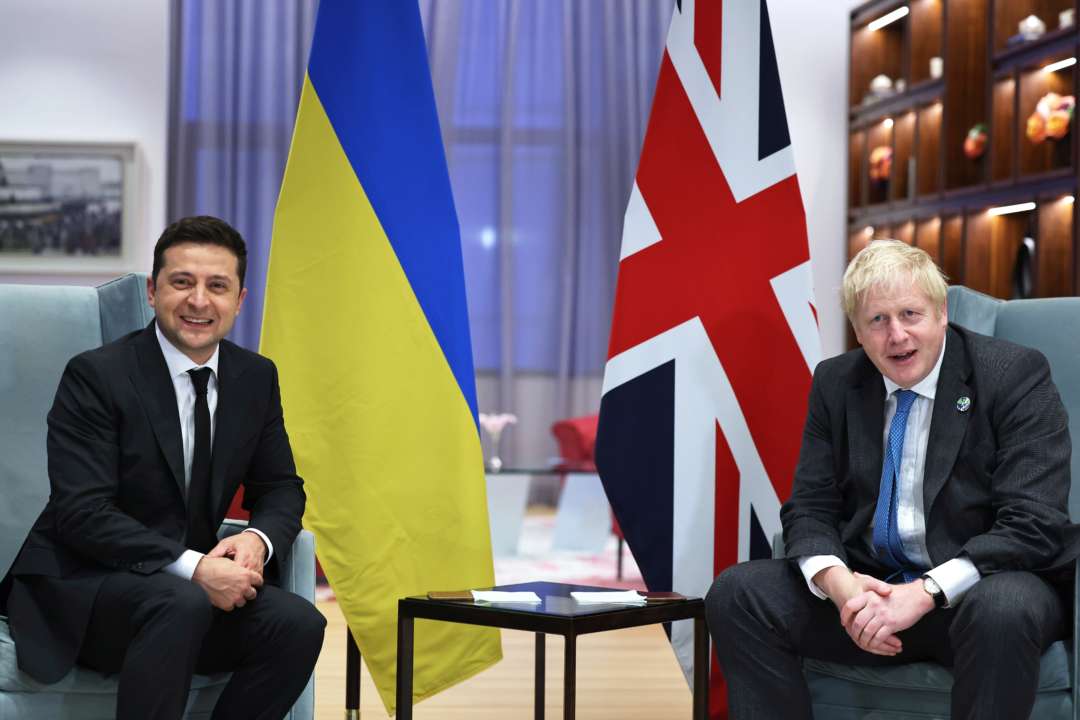 Володимир Зеленський із Борисом Джонсоном