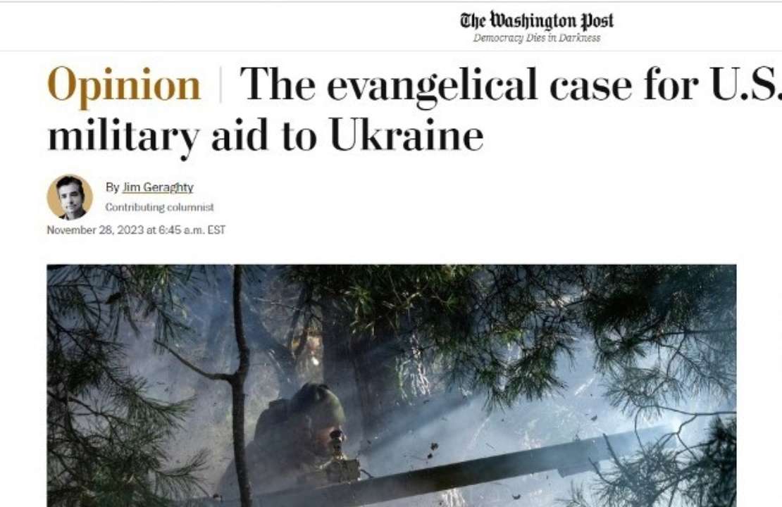Колонка очень своевременна для Украины/Фото: washingtonpost.com "Украинские евангелисты страдают от российской агрессии": факты преступлений армии рф против церквей