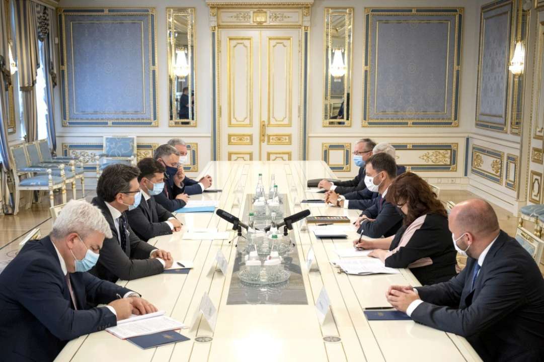 Фото: president.gov.ua Встреча Зеленского и премьера Словакии