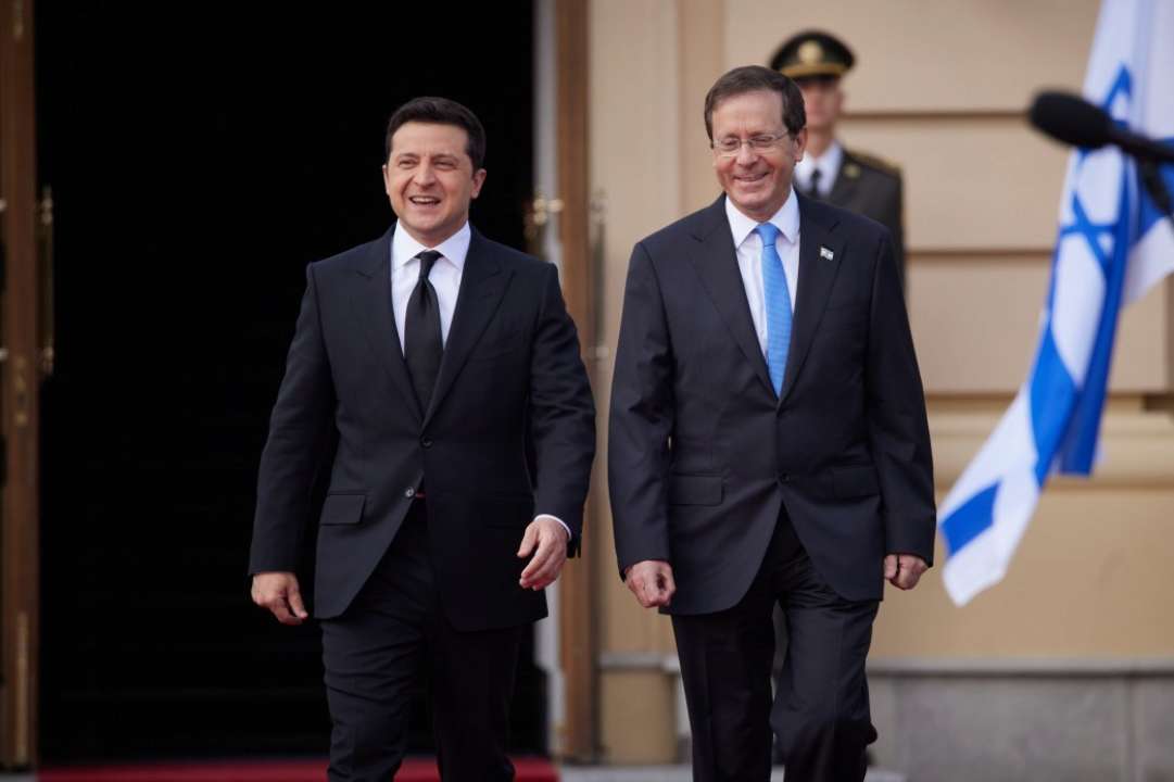 Зеленский и президент Израиля