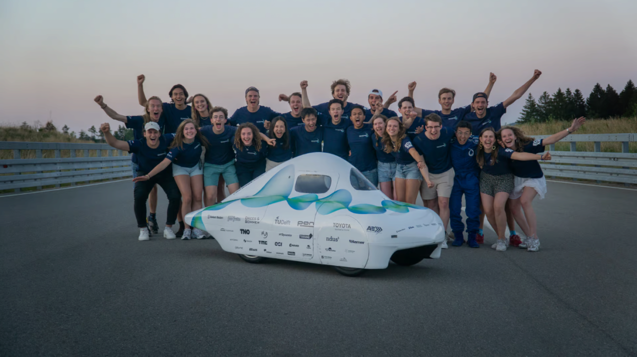 Студенти встановили рекорд за пробігом для авто на водні/Фото: Eco-Runner Team Delft Eco-Runner Team Delft