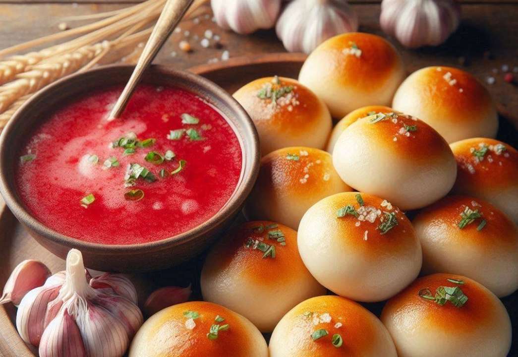 Пампушки к борщу/Фото: Bing Они всегда будут актуальны: пышные пампушки с чесноком