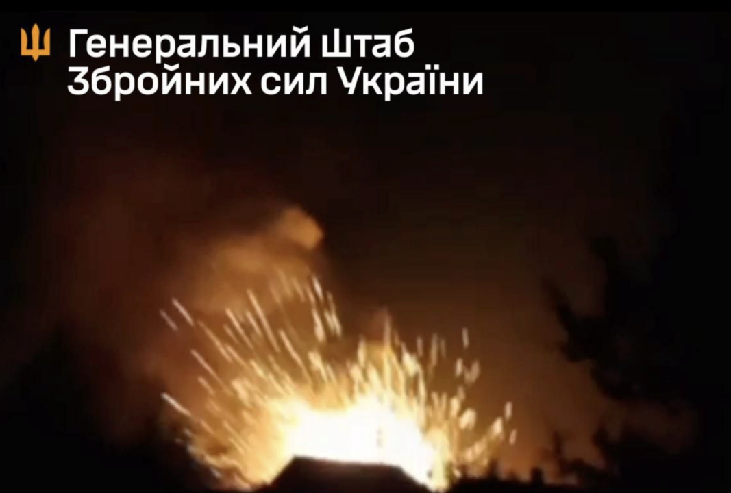Силы обороны Украины поразили базу хранения БпЛА "Шахед" Силы обороны Украины поразили базу хранения БпЛА "Шахед"