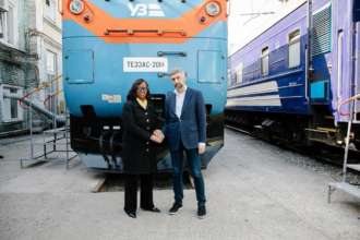 Украина получит кредит от США на закупку 40 локомотивов / Фото: t.me/UkrzalInfo Украина получит кредит от США на закупку 40 локомотивов / Фото: t.me/UkrzalInfo
