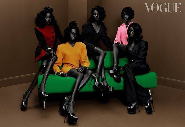 9 темношкірих моделей: у Мережі розкритикували нову обкладинку Vogue/Фото: Instagram @britishvogue 9 темношкірих моделей: у Мережі розкритикували нову обкладинку Vogue