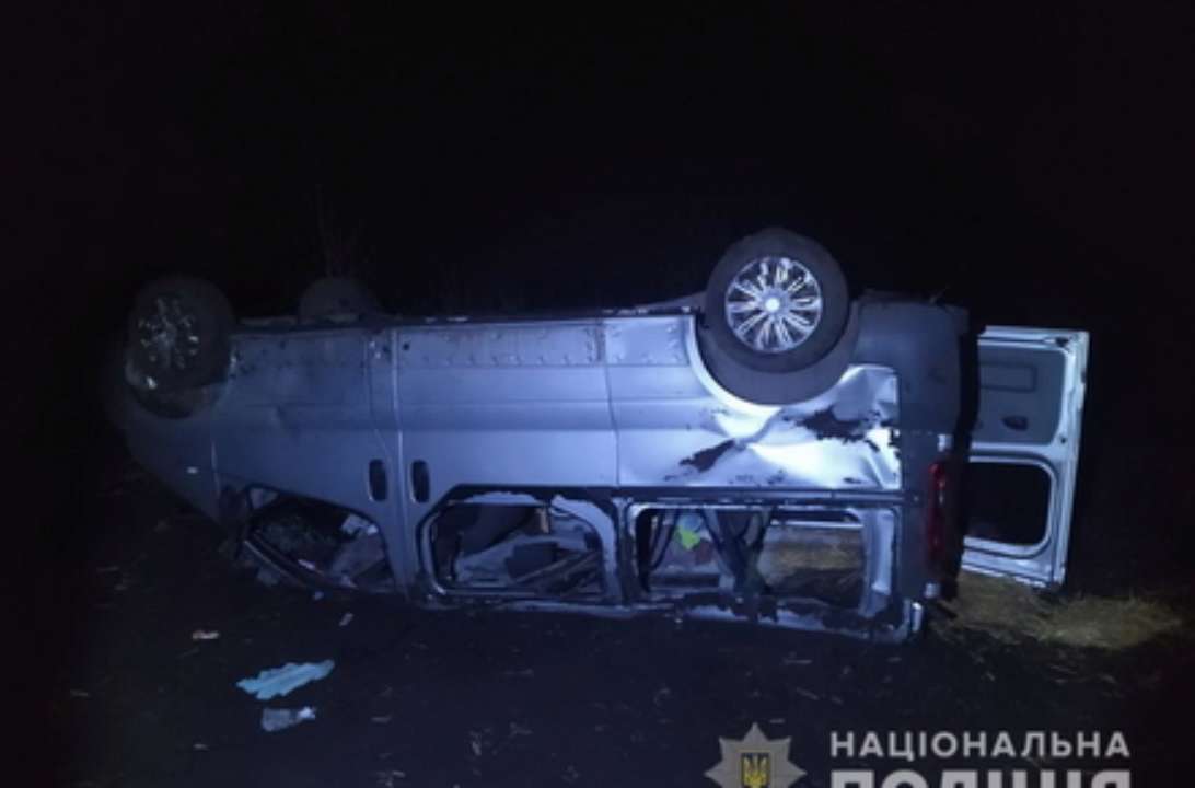 В Житомирской области перевернулся автобус