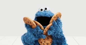 Фото: Twitter @MeCookieMonster Геолог нашёл вулканический камень, который похож на известного мультперсонажа