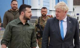 На Закарпатті з'явилася вулиця імені Бориса Джонсона/Фото: facebook.com/zelenskiy.official/ На Закарпатті з'явилася вулиця імені Бориса Джонсона