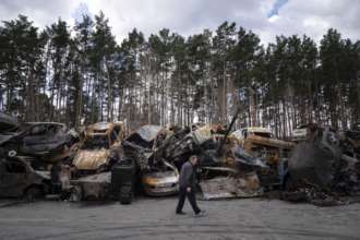 "Траса смерті": створено проєкт розслідування вбивства українців росіянами на Житомирській трасі "Траса смерті": створено проєкт розслідування вбивства українців росіянами на Житомирській трасі