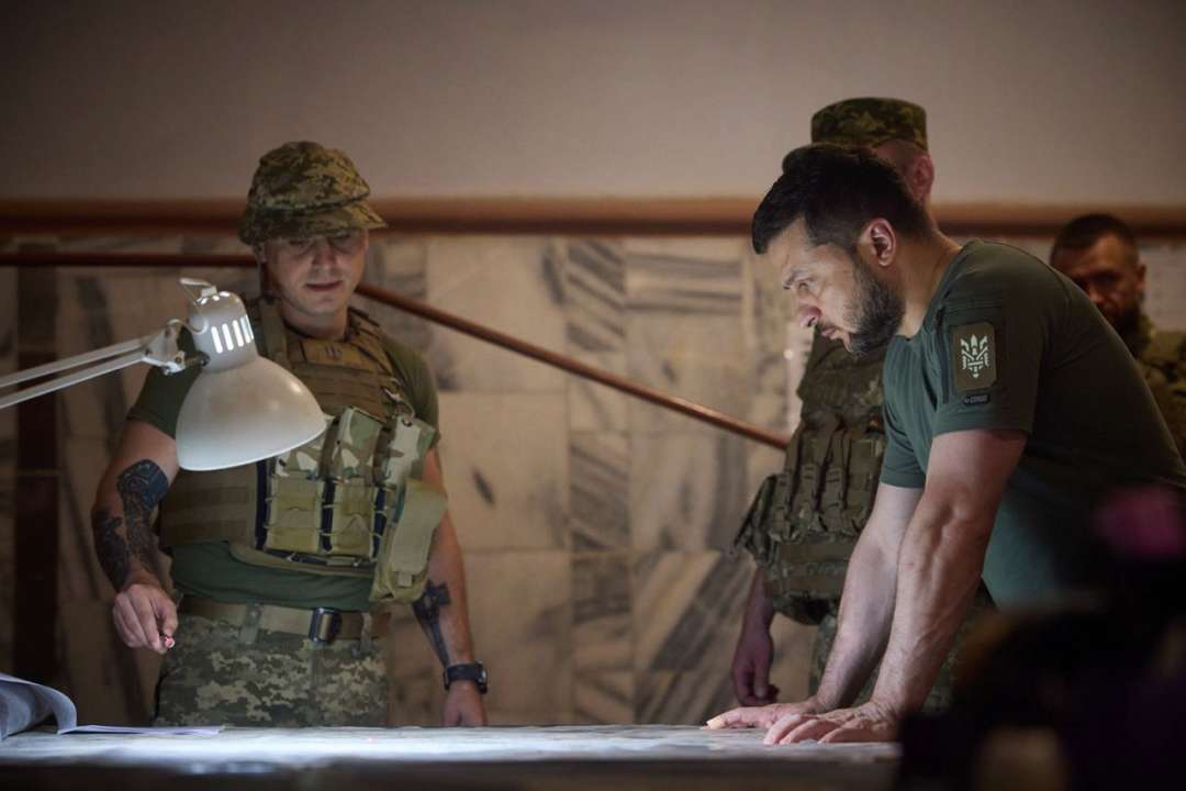 Зеленский с воеными