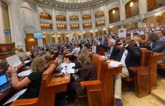 Парламентська асамблея ОБСЄ ухвалила резолюцію з визнанням дій росії геноцидом українського народу та необхідністю деколонізації рф. Фото: Верховна Рада України ОБСЄ