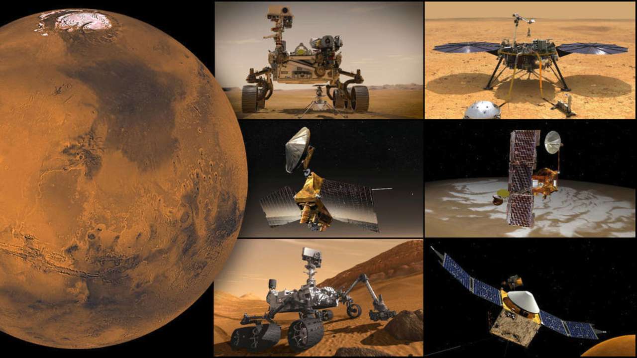 Фото: NASA Марсіанські апарати