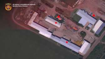 ВСУ точным выстрелом уничтожили тыловой склад оккупантов/Фото: скриншот из видео Склад