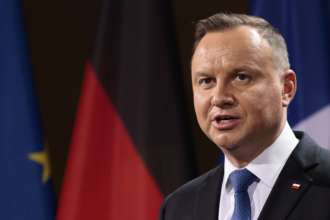 Президент Польщі виступив за вимогу репарацій за Другу світову війну від росії/Фото: Getty Images Анджей Дуда