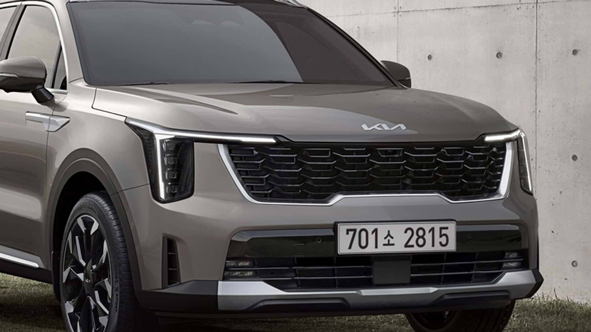 Оновлений Kia Sorento 2024 года. Фото: Kia З’явилися перші офіційні фото оновленого Kia Sorento