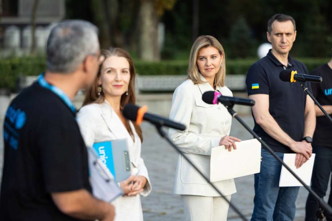 Перша леді України назвала число народжених за час війни дітей / Фото: t.me/FirstLadyOfUkraine