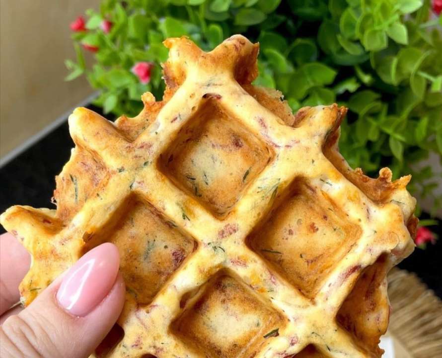 Солоні вафлі з сиром / Фото: instagram/vistovska_cooking Солоні вафлі з сиром / Фото: instagram/vistovska_cooking